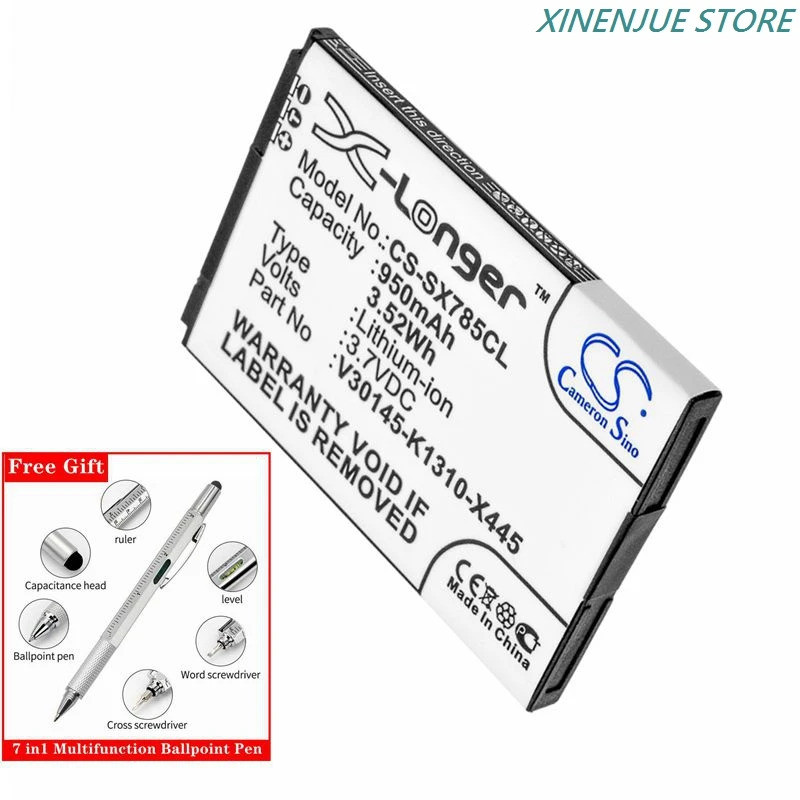 แบตเตอรี่โทรศัพท์ไร้สาย 950mAh สําหรับ Siemens Gigaset SL4SL5, SL750, SL750H, SL78, SL78H,SL780,SL78