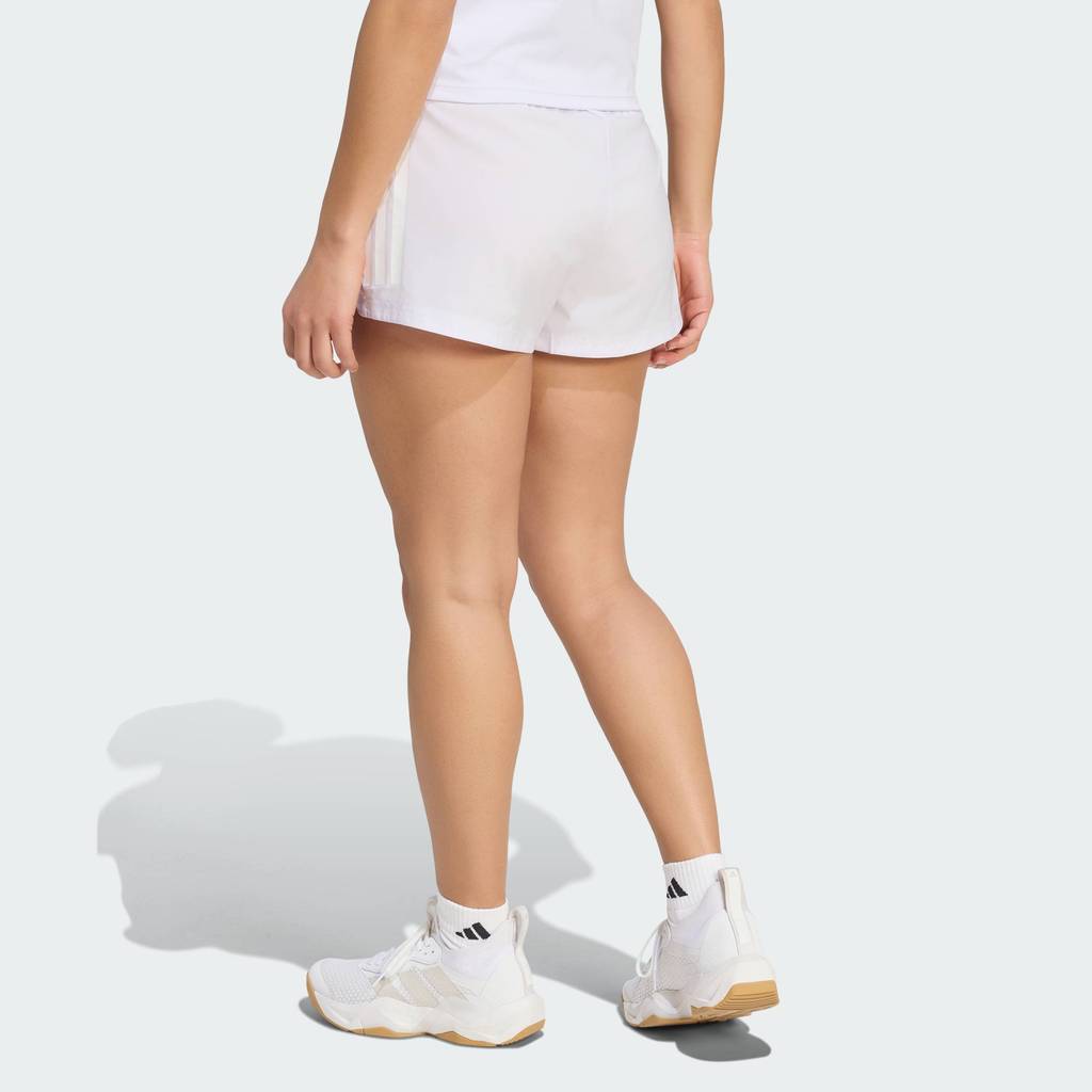 adidas شورت نسائي Hyperglam 3-Stripes — بنفسجي