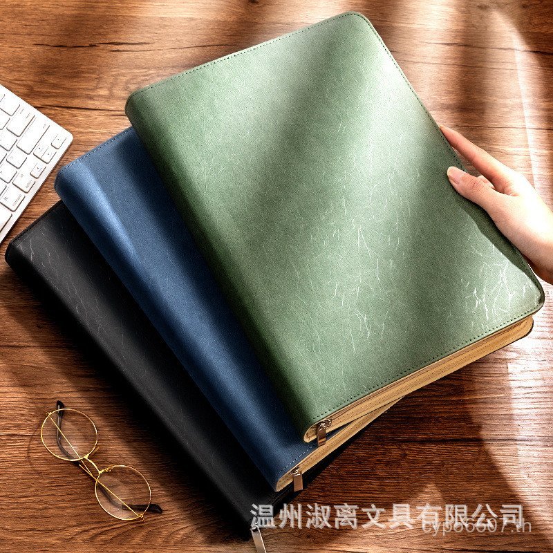 โฟลเดอร์ Binder ซิป Multi-Function Guest Talk โฟลเดอร์หนัง a4 Talk เกี่ยวกับ Manager โฟลเดอร์กระเป๋า