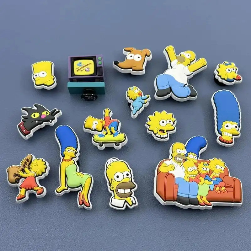 เสน่ห์รองเท้า Sim-son DIY ตกแต่งรองเท้าเฉพาะอุปกรณ์เสริม หัวเข็มขัดรองเท้า