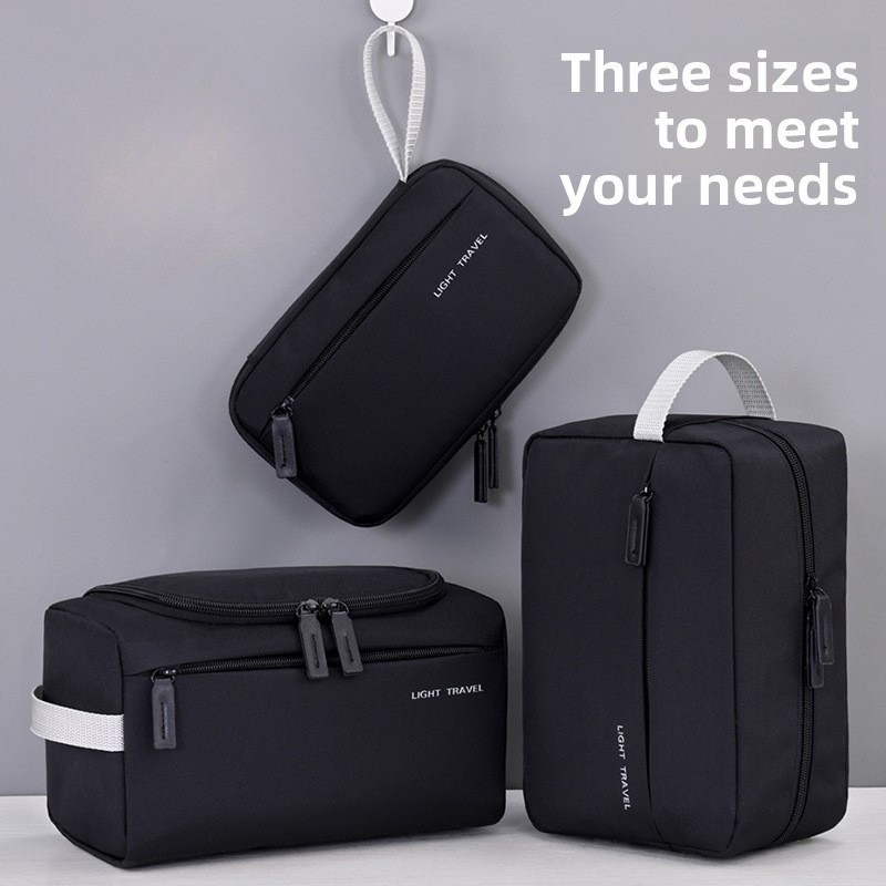 Travel Toiletry Bag for Men Oxford Toiletry Storage Box Dopp Kit Water-proof Shaving Bags Cosmetic Pouch Makeup Organizer