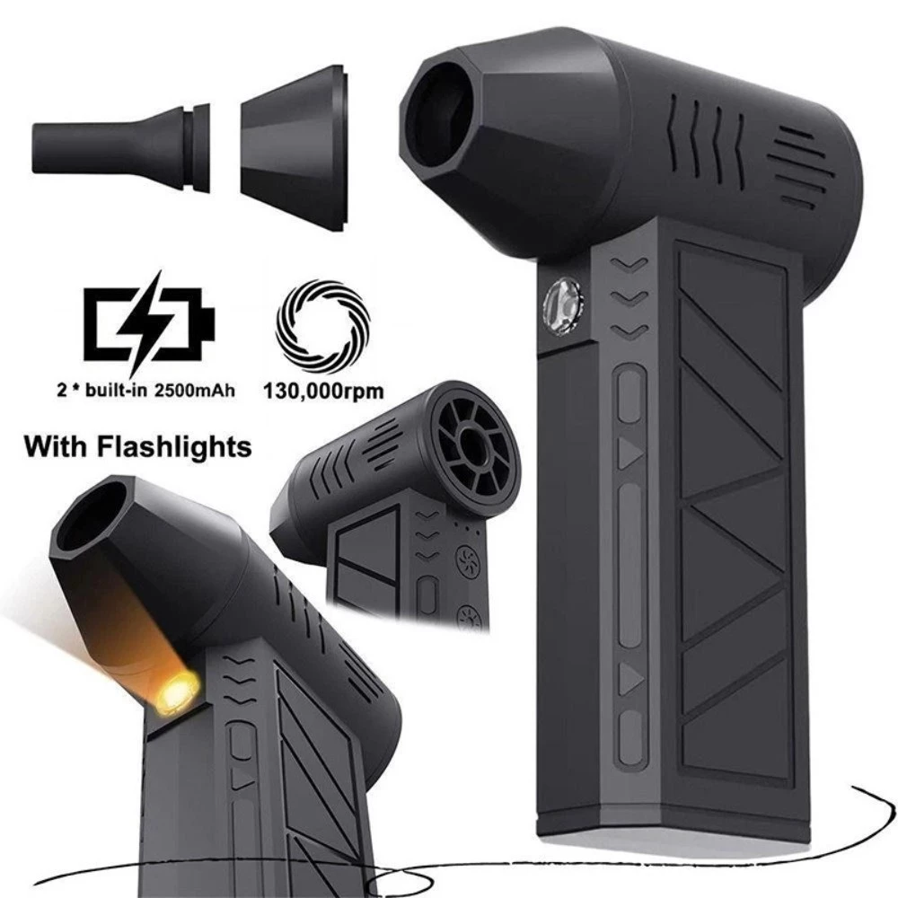 เครื่องเป่าลมไฟฟ้าขนาดเล็ก 13000RPM | แบต 8000mAh ใช้เป่าฝุ่นในเคสคอม ในซอกเบาะรถ ทำความสะอาดเครื่องมือ เก็บเงินปลายทาง
