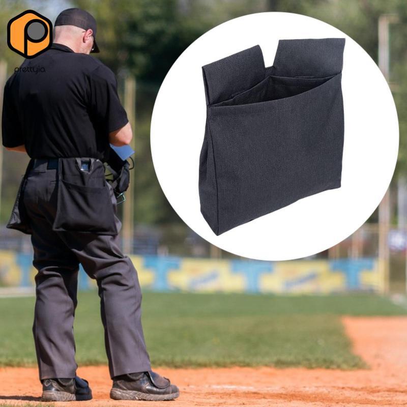 Prettyia Umpire Ball กระเป๋าโพลีเอสเตอร์เบสบอลซอฟท์บอลเอวกรณีอุปกรณ์เสริมมืออาชีพกระเป๋าสําหรับเบสบอ