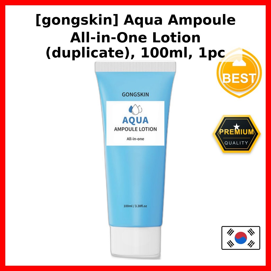 [gongskin] Aqua Ampoule All-in-One Lotion (ซ้ํา), 100ml, 1 ชิ้น / โลชั่นเกาหลี / Dewy Finish by mimo