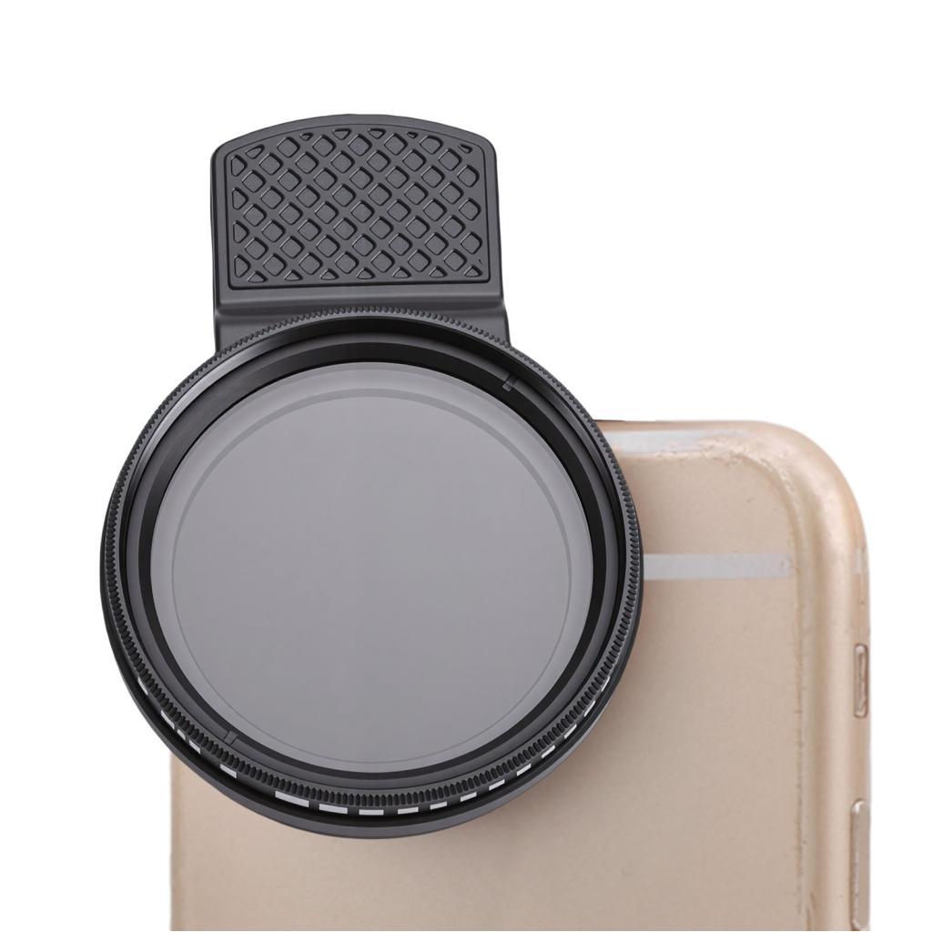 Cxing Akozon 37 มม. ND Filter ND2 ND400 Variable Neutral Density เลนส์พร้อม Clamp สําหรับสมาร์ทโฟนลด
