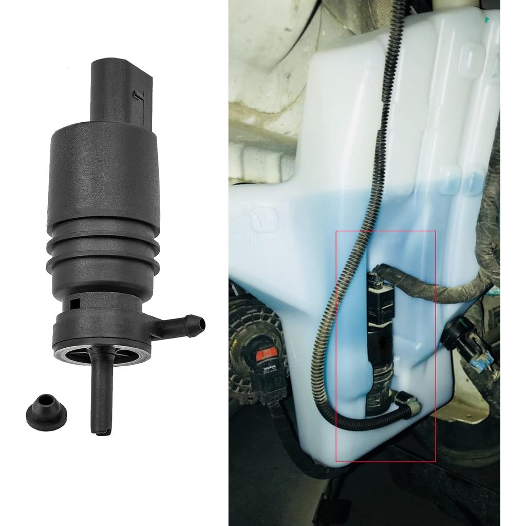 ปั๊มเครื่องซักผ้ากระจกหน้ารถ ใช้ได้กับ BMW 328i E46 325i M3 M5 X3 X5 Z3 Z4 Z8, Mercedes-Benz, Audi เ