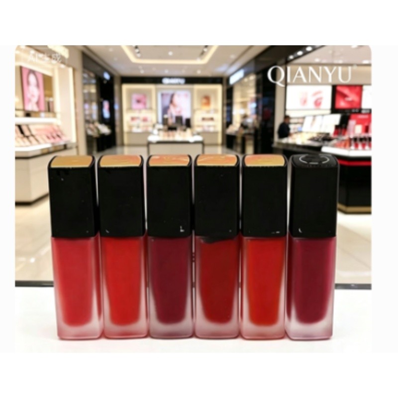 คืนจํากัด!CHA Out-of-Print Soft Matte Mark Matte Lipstick High Saturation Long-Lasting Color Locking