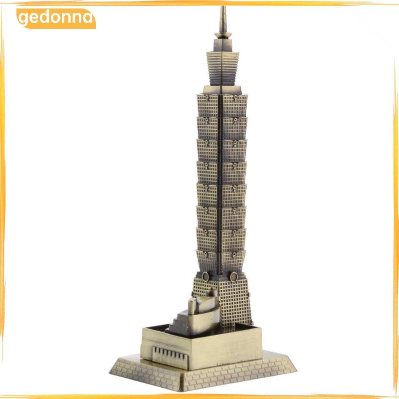 [gedonna] Taipei 101 โมเดลสถาปัตยกรรมอาคารทาวเวอร์ของเครื่องประดับตั้งโต๊ะ Travel