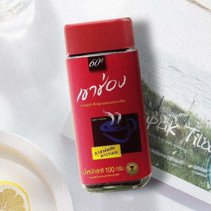 T Thailand Noble Noble Caramel Coffee Powder Two Flavour Instant Coffee Bottled Bitter/Thai Noble Ca