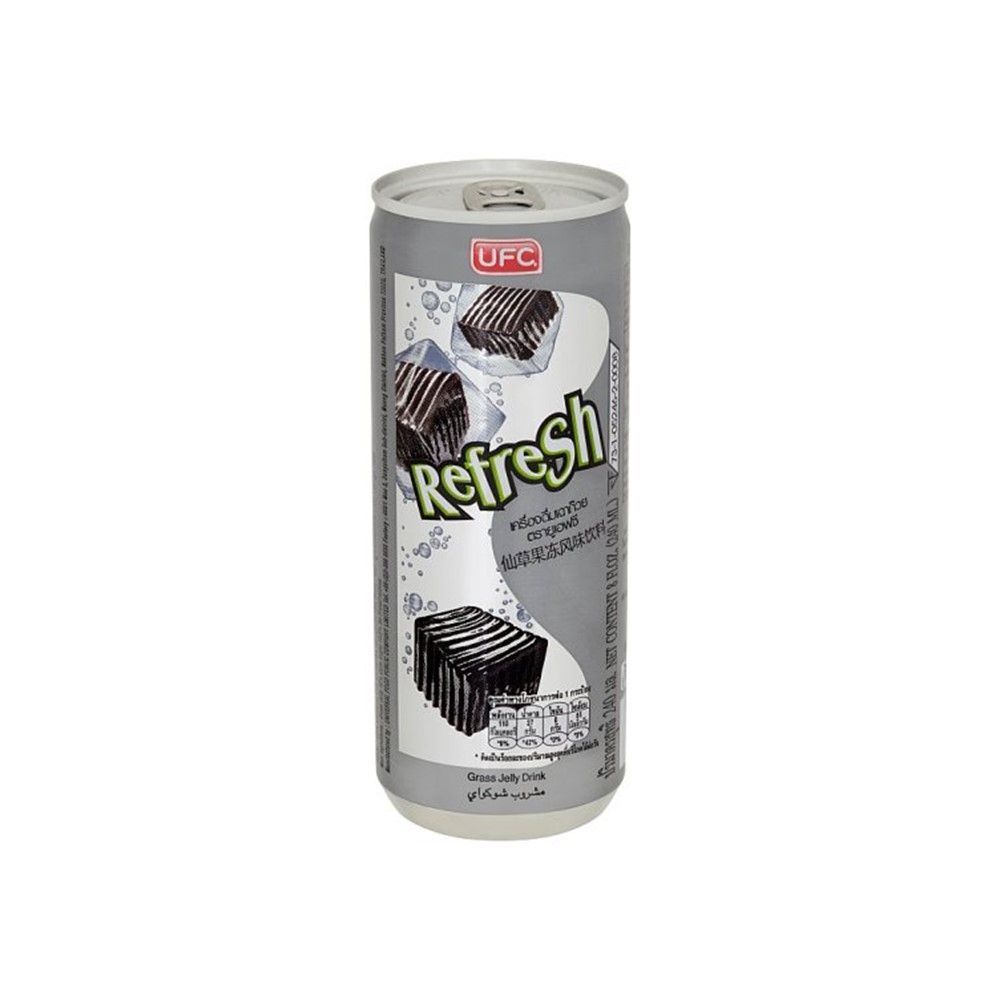 [สินค้าส่งด่วน] UFC น้ำเฉาก๊วย 8 ออนซ์ UFC GRASS JELLY DRINK 8 OZ.
