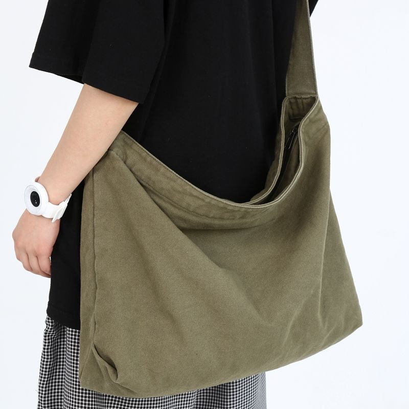 513 Rebuy 2024 New Autumn Japanese Style Crossbody Bag Messenger Bag Canvas Thick Durable Men Vintage Z07J