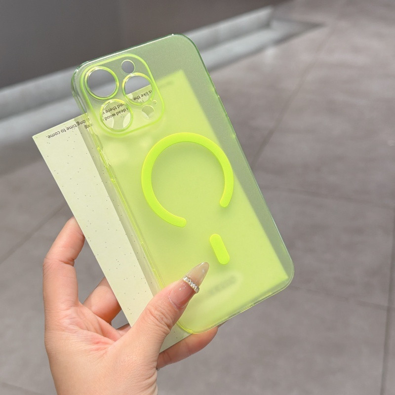 เปลือก น้ําแข็งเย็นบางพิเศษผ่าน พีซี เคสโทรศัพท์ฝ้าแม่เหล็กเหมาะสําหรับ ไอโฟน 11 12 13 14 15 16 17 มือโปร สูงสุด รวมทุกอย่างป้องกันการตกฮาร์ดฝา