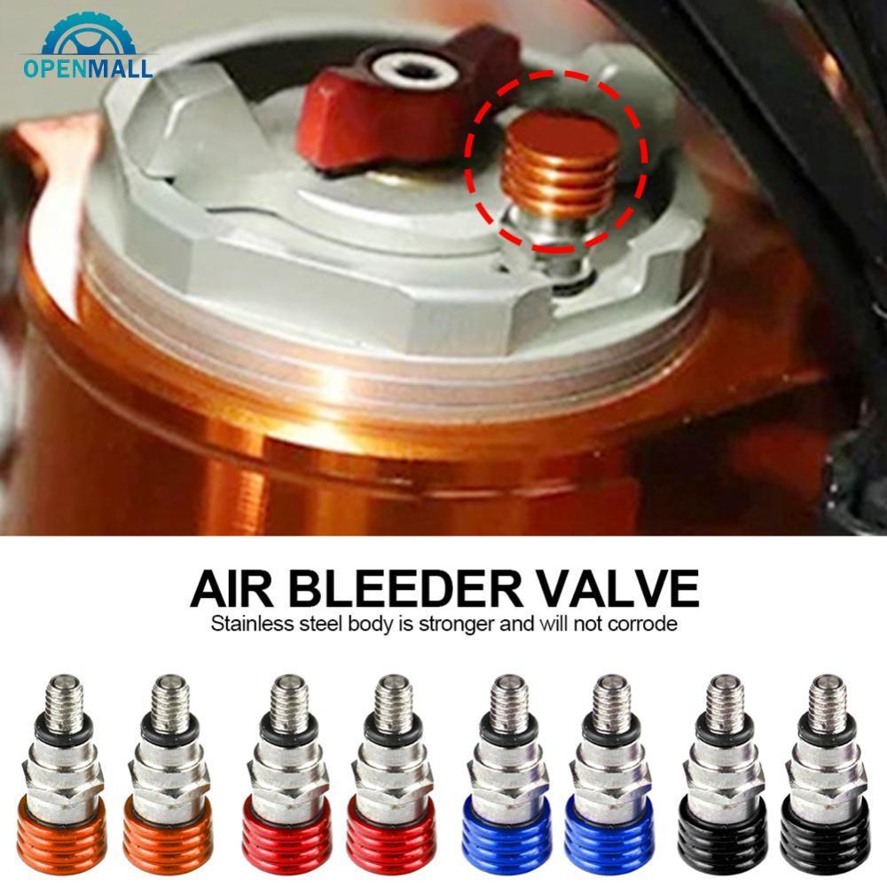OPENMALL Universal 2 ชิ้นรถจักรยานยนต์ส้อม Air Bleeder วาล์ว M4x0.7 สําหรับ KTM SX SXF EXCF XC XCF X