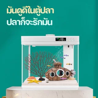 BHQ ฉากในตู้ปลา ชิ้นส่วนตก กุ้งปลาหลบเลี่ยงบ้าน เรือดำน้ำ ถ้ำ วัสดุ pvc โมเดลของเล่น แต่งตู้ปลา