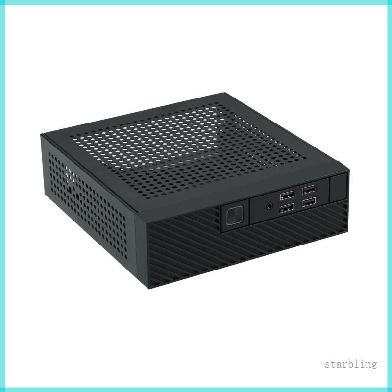Star M10 Mini ITX HTPC คอมพิวเตอร์เดสก์ท็อปแชสซี HTPC กรณีกรอบกระจายความร้อน MINI HTPC สําหรับ Home 