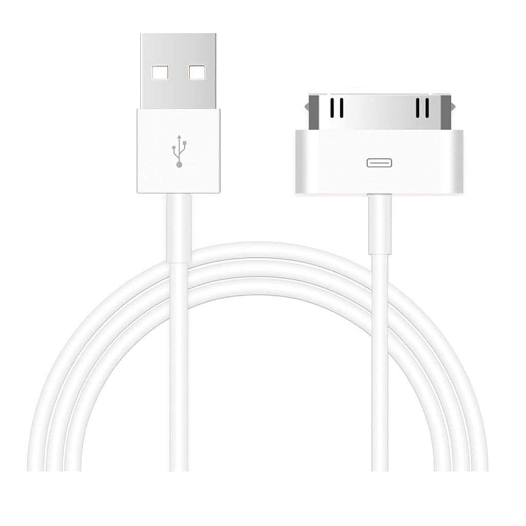 สายเคเบิลเข้ากันได้กับ iPhone 4/4S/3G/3GS, iPad 2 3 1,iPod Touch 4 3 2 1 Nano, iPod Classic 3 2 1,(3