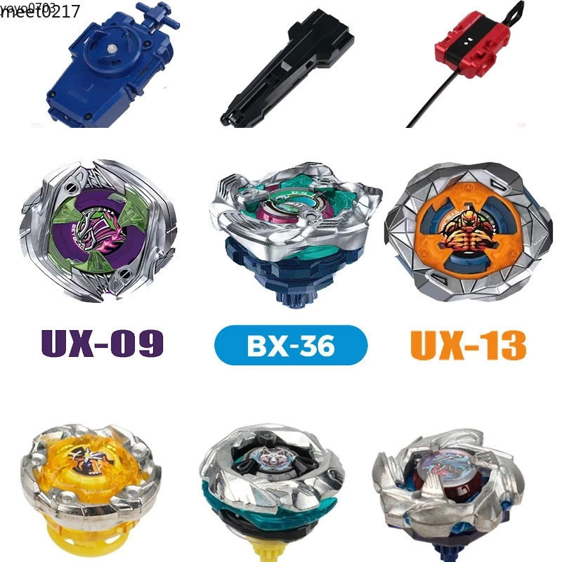 ใหม่ UX-01 Silver Wolf Beyblade X BX-34 Cobalt Dragoon BX-23 Phoenix Wing BX00-01 Dran ดาบ BX-14 BX-