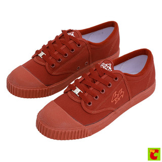 เบรกเกอร์ รองเท้านักเรียนผ้าใบ รุ่น SCS4X4 สีน้ำตาล