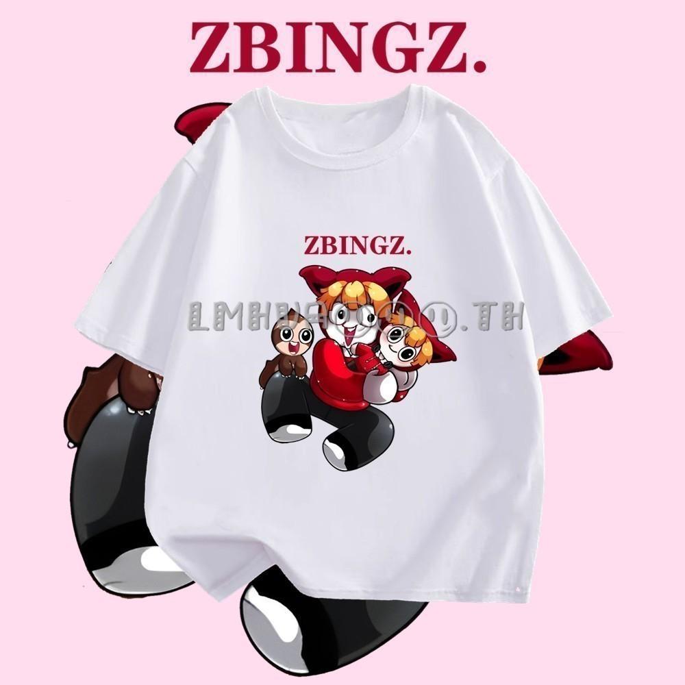 เสื้อยืด Zbing zt-SHIRT ลายการ์ตูนแฟชั่น ผ้าฝ้ายคุณภาพสูง ใส่สบาย S-5XL S-3XL