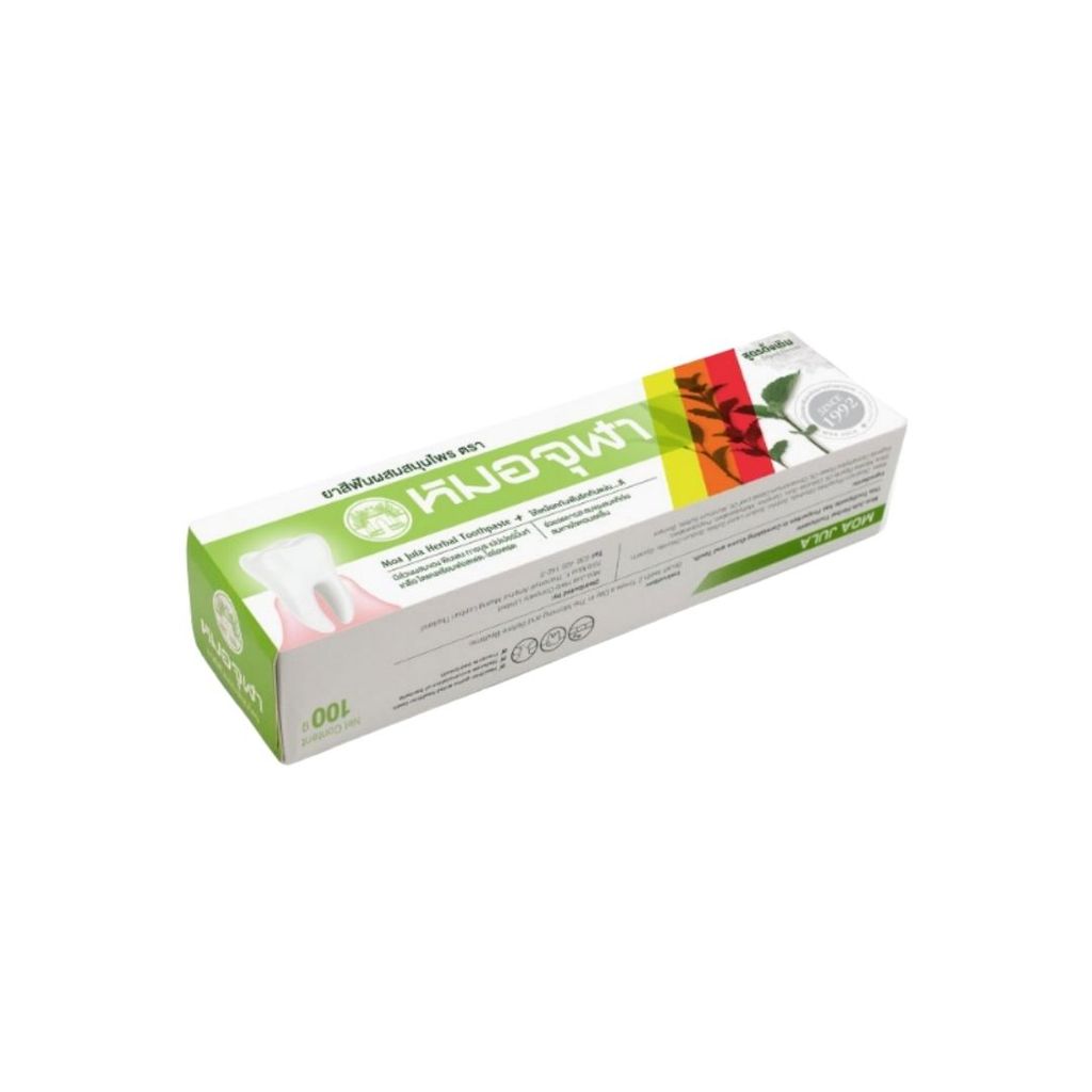 หมอจุฬา ยาสีฟันผสมสมุนไพร สูตรดั้งเดิม 100 กรัม [1 หลอด] II 9250 Moa Jula Herbal Toothpaste Original