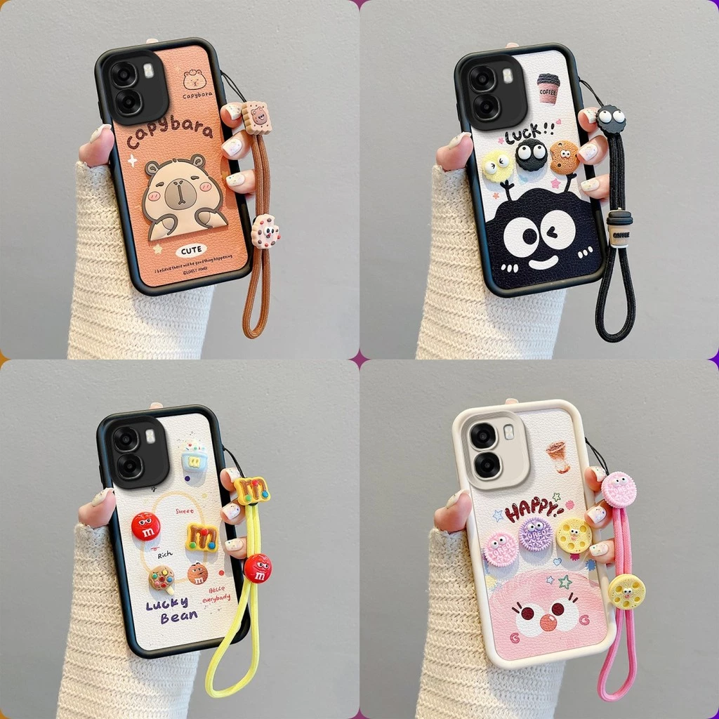 เคส OPPO A6s A6t A6t Pro หนังน่ารัก 3D ตุ๊กตาซิลิโคนอ่อนนุ่มเคสโทรศัพท์ BBPW2