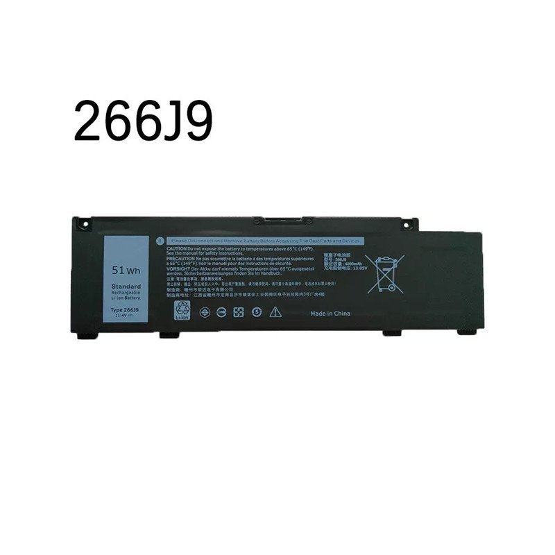 🔥ใช้งานร่วมกับ Dell ได้ G3 3500 3790 3590 G5 5000 5500 266J9 MV07R แบตเตอรี่ P89F🌞
