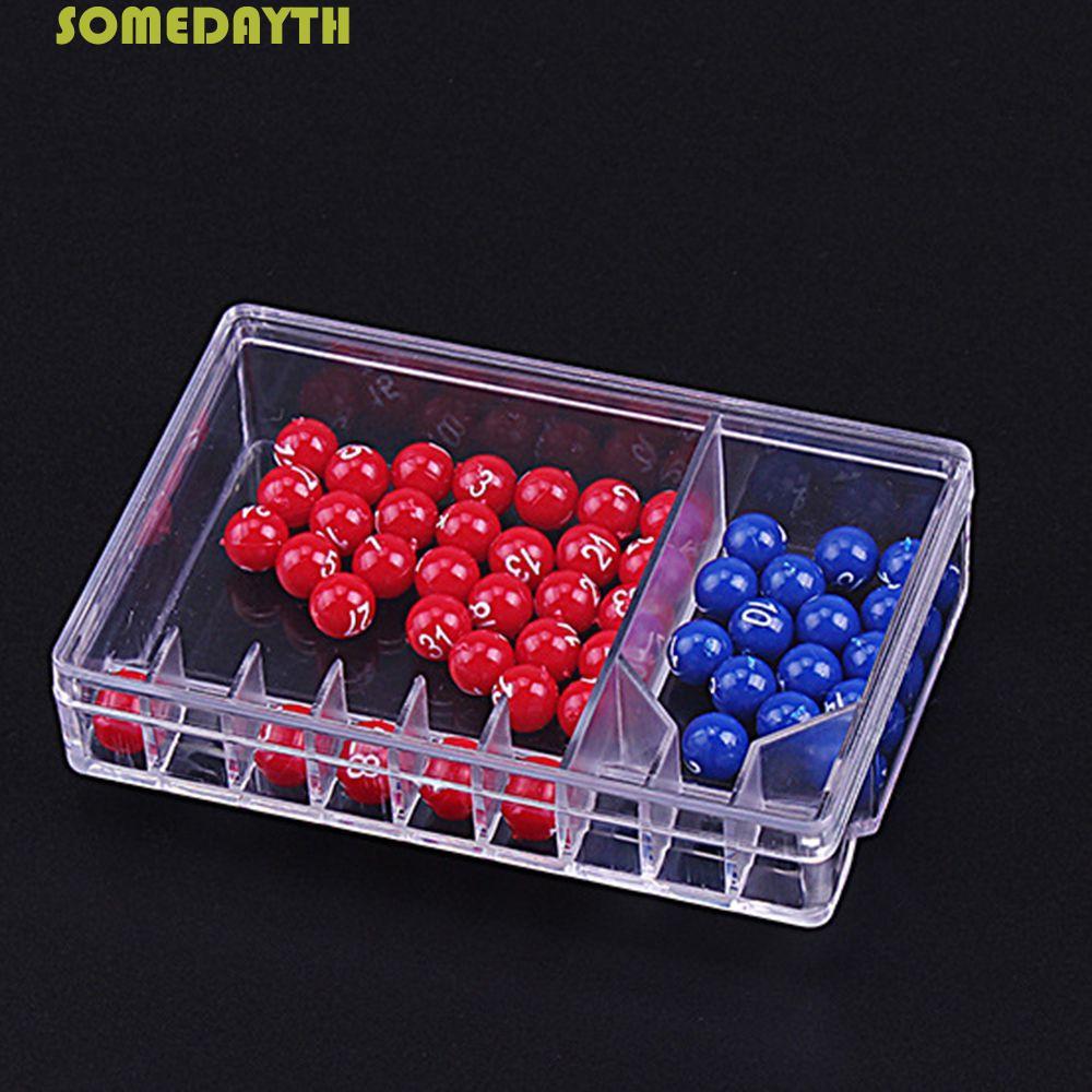 SOMEDAY Lucky Lottery Toy Party Game Entertainment Mini Jackpot Easy Read Numbers Portable Bingo Gam