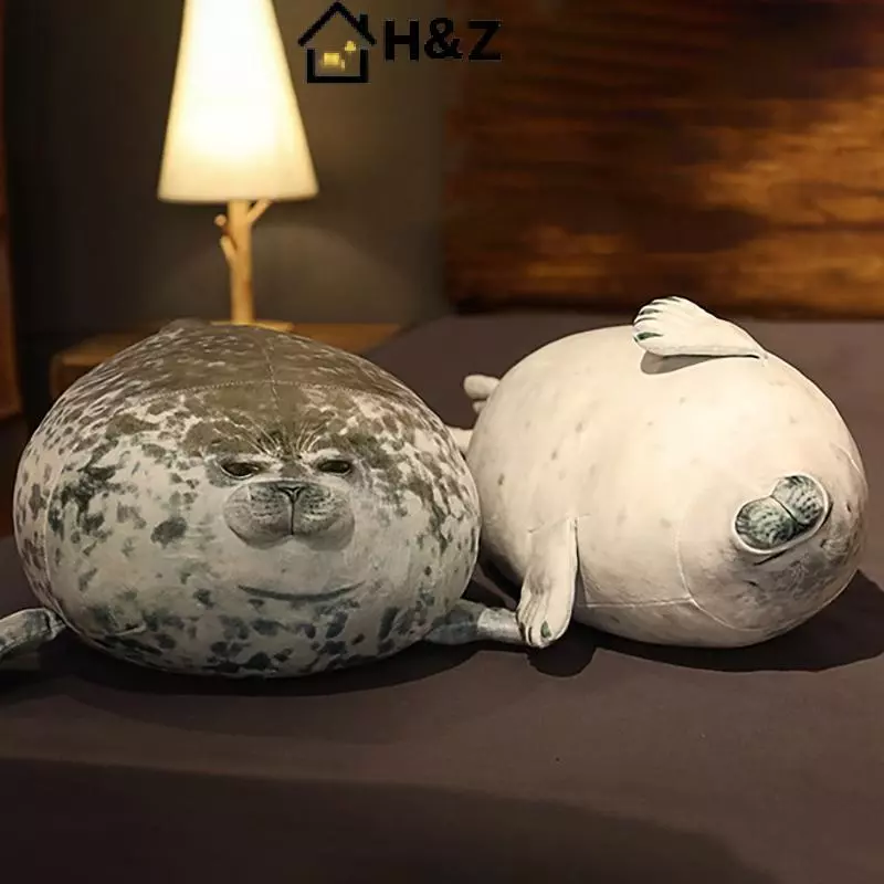 หมอนอ้วน 3D Angry Blob Seal ตุ๊กตาแมวน้ำ thumbnail 5