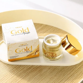 <มาร์คทองคำ> นิกโกะ โกลด์ไฮยาไวท์เท่นนิ่งมาร์ค // 10 g.// หน้าเด้งเพียงมาร์ค 30 นาที!! Nikko Gold Hya Whitenning Mask