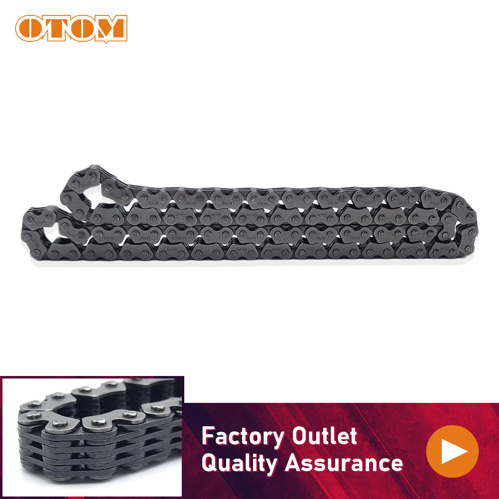 OT OTOM Motorcycle Accessories Engine Cam Timing Chain RKM Motorbike Chain 100/118 Link For ZONGSHEN