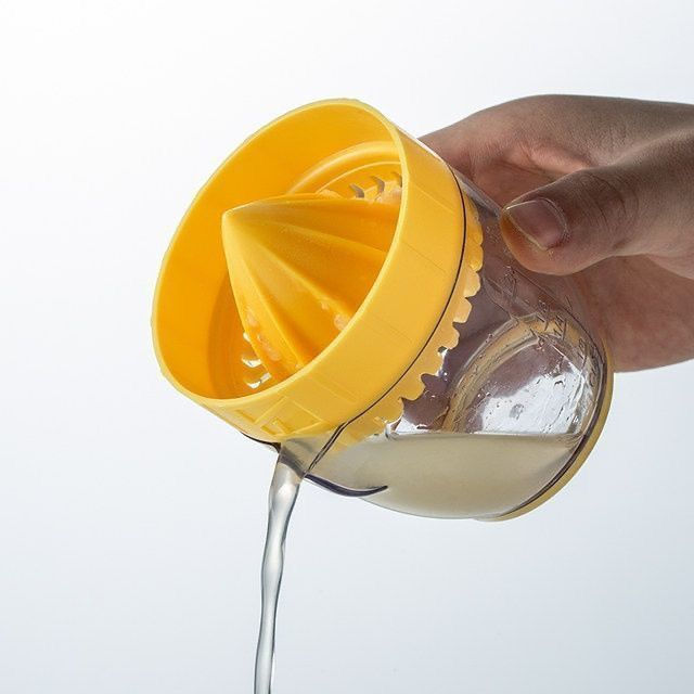 [ขายร้อน] Scale Juicer Cup Easy-to-Wash Juicer Manual Lemon Juicer Cup Rotary Juicer Squeezer Fruit 