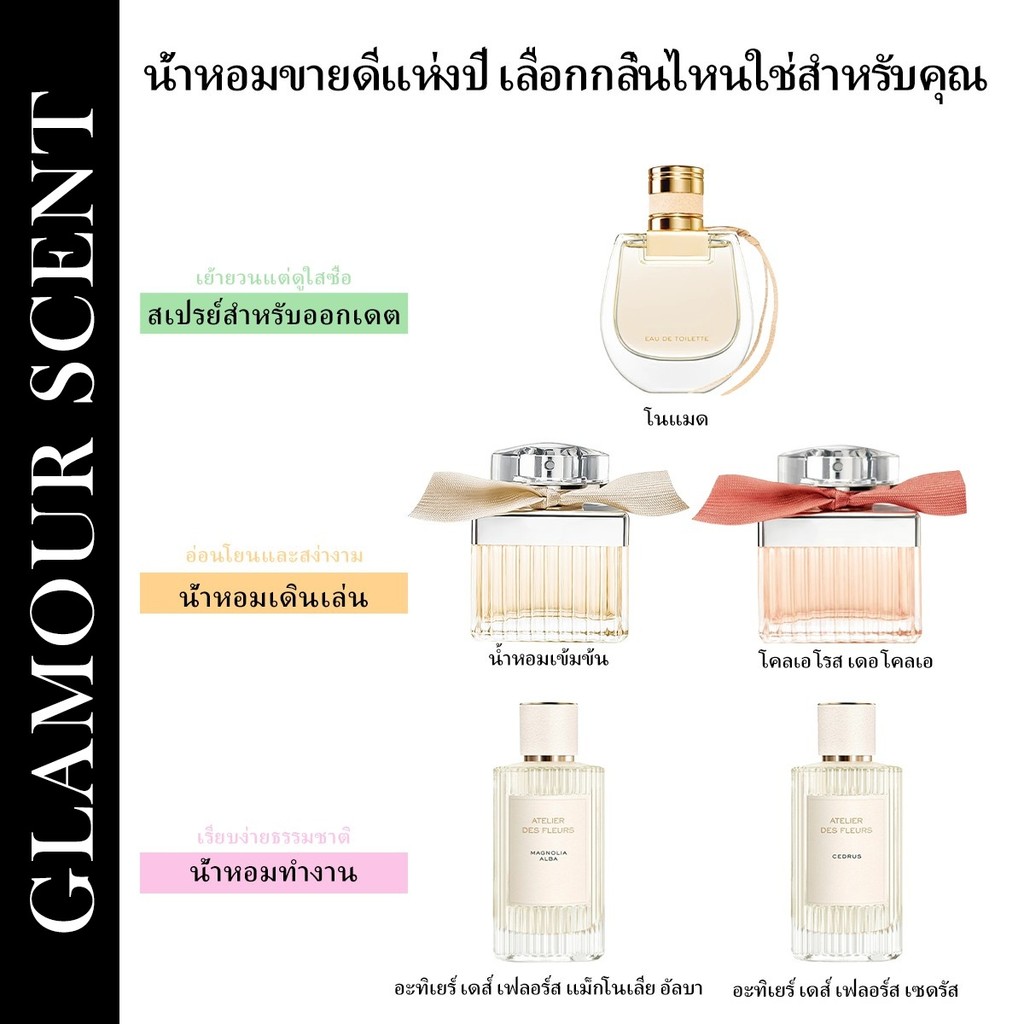 🔥น้ำหอมขายดี แท้💯 Nomade EDP & Eau de Parfum 2ml/5ml/10ml น้ําหอมผู้หญิงติดทนนาน น้ำหอมแบ่งขาย