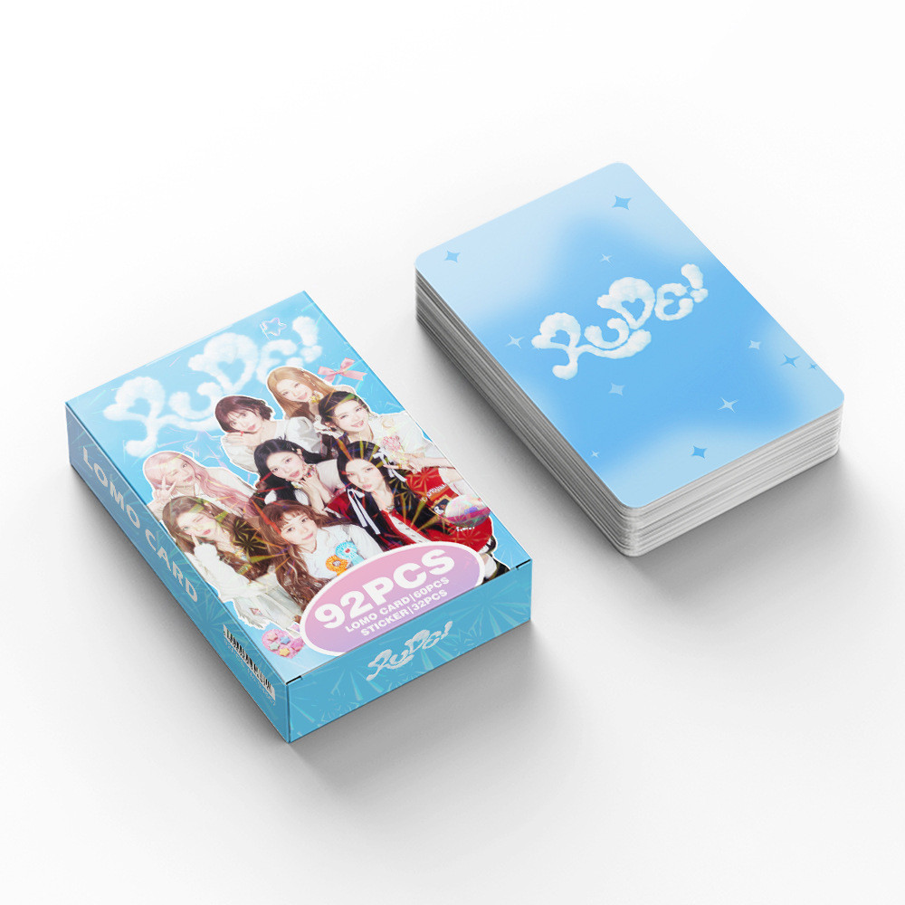 92pcs Hearts2Hearts H2H RUDE การ์ด Lomo FOCUS อัลบั้ม Chase สติกเกอร์ Pretty Please Butterflie Photo