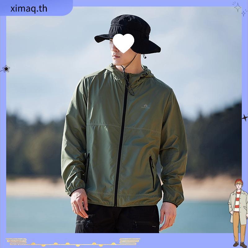 Zeea เสื้อแจ็คเก็ตวิ่งกันลมมัลติฟังก์ชั่นกันน้ําสําหรับผู้หญิง Zema