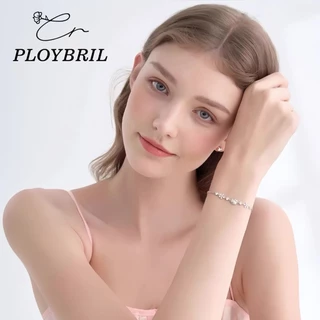 PLOYBRIL✨กำไลข้อมือเงินแท้ Hanami Kitty สร้อยข้อมือคิตตี้ลายดอกซากุระ กำไลผู้หญิงสไตล์เกาหลี เงิน925 S034