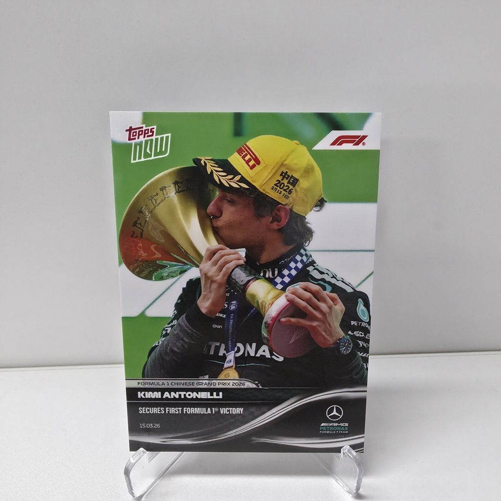 [สต๊อกพร้อม] topps ตอนนี้ F1 Kimi Antonelli F1 First Win F1 อาชีพ First Win Ready Stock Package Card