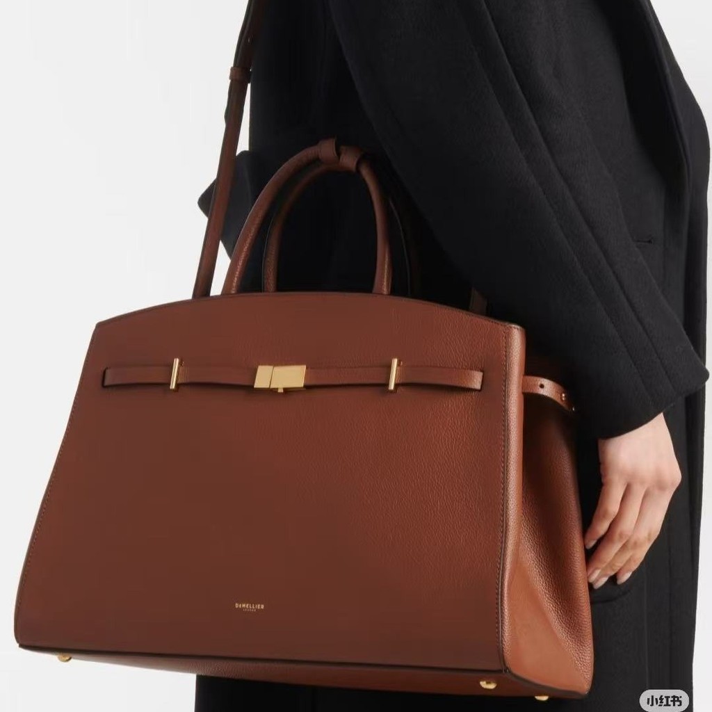 Deme ** llier Suede Suede Tote Bag Shoulder Messenger Handbag