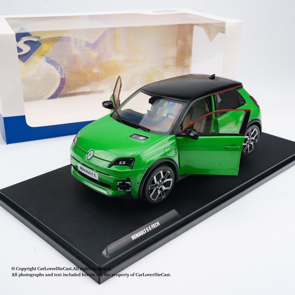 现货,ซีรีส์ทั่วไปของแท้ 1:18 RENAULT 5 E-TECH V