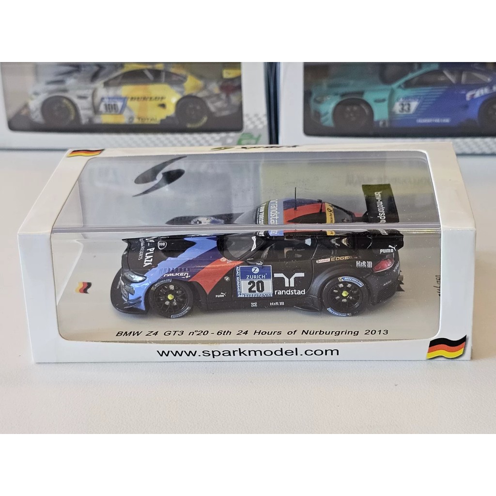 [มาใหม่เดือนพฤษภาคม]% gg 1/43 spark z4 gt3 รถ BMW รุ่น 2013 ใหม่ Bergrin 24 ชั่วโมง Endurance Race 2