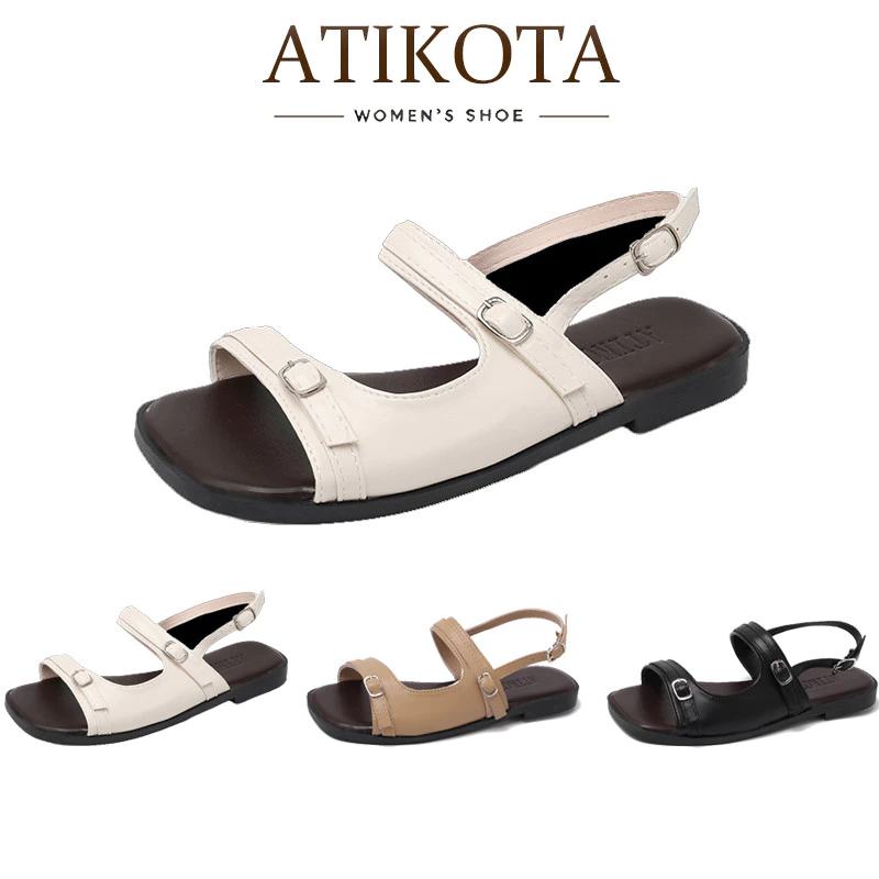 Atikota รองเท้าแตะผู้หญิง ดีไซน์ทันสมัย ใช้งานได้หลากหลาย สวมใส่สบาย ระบายอากาศได้ดี น้ำหนักเบา และกันน้ำ