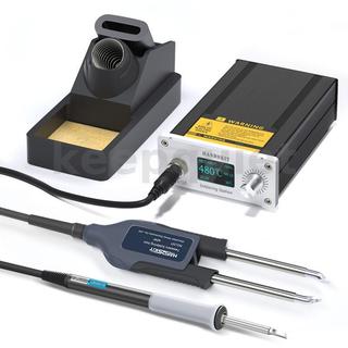Handskit T12 220V High-Power ซ่อมโทรศัพท์มือถือ Tweezer สถานีบัดกรี Smd ตัวเก็บประจุตัวต้านทานซ่อมบัดกรี