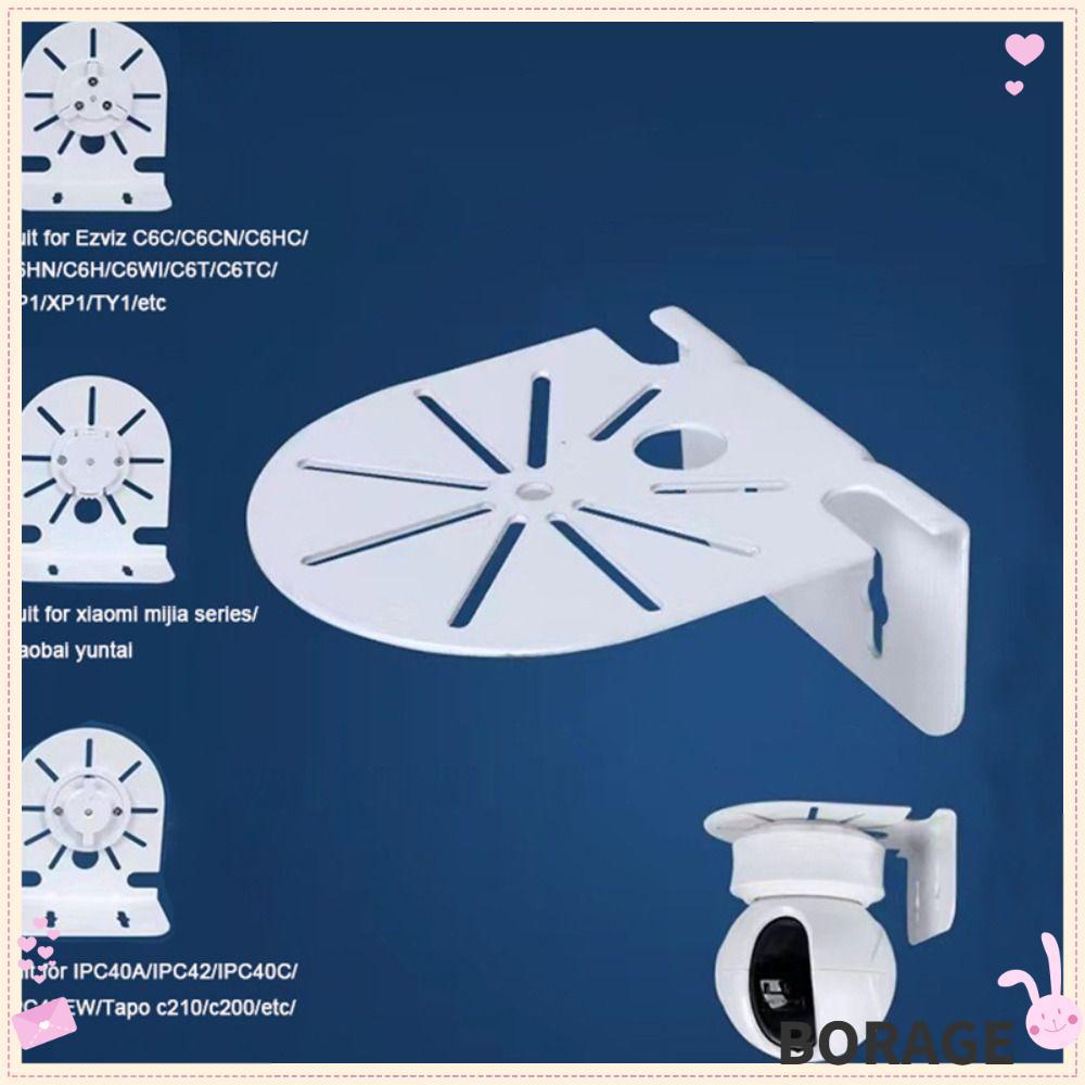 BORAG ขายึดกล้องวงจรปิด, ด้านข้าง/แรเงา/เพดาน Mount No Punching Dome Camera Bracket รองรับ, ขาตั้ง PTZ กล้องโลหะสําหรับ Ezviz TP-LINK ในร่มกลางแจ้ง