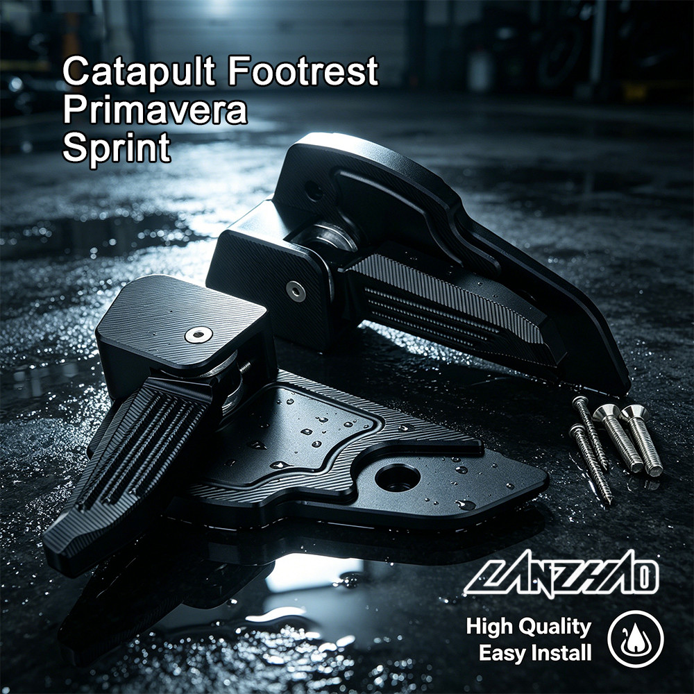 Catapult Footrest ที่วางเท้าสําหรับ พักเท้า​ แต่ง 1 คู่ สำหรับ VESPA Sprint Primavera