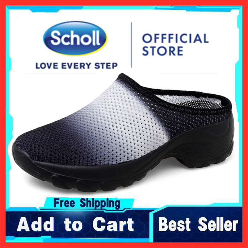 Scholl รองเท้าผู้หญิง Scholl รองเท้าผ้าใบรองเท้าผู้หญิง รองเท้า Scholl รองเท้าหญิง Scholl รองเท้าผ้า