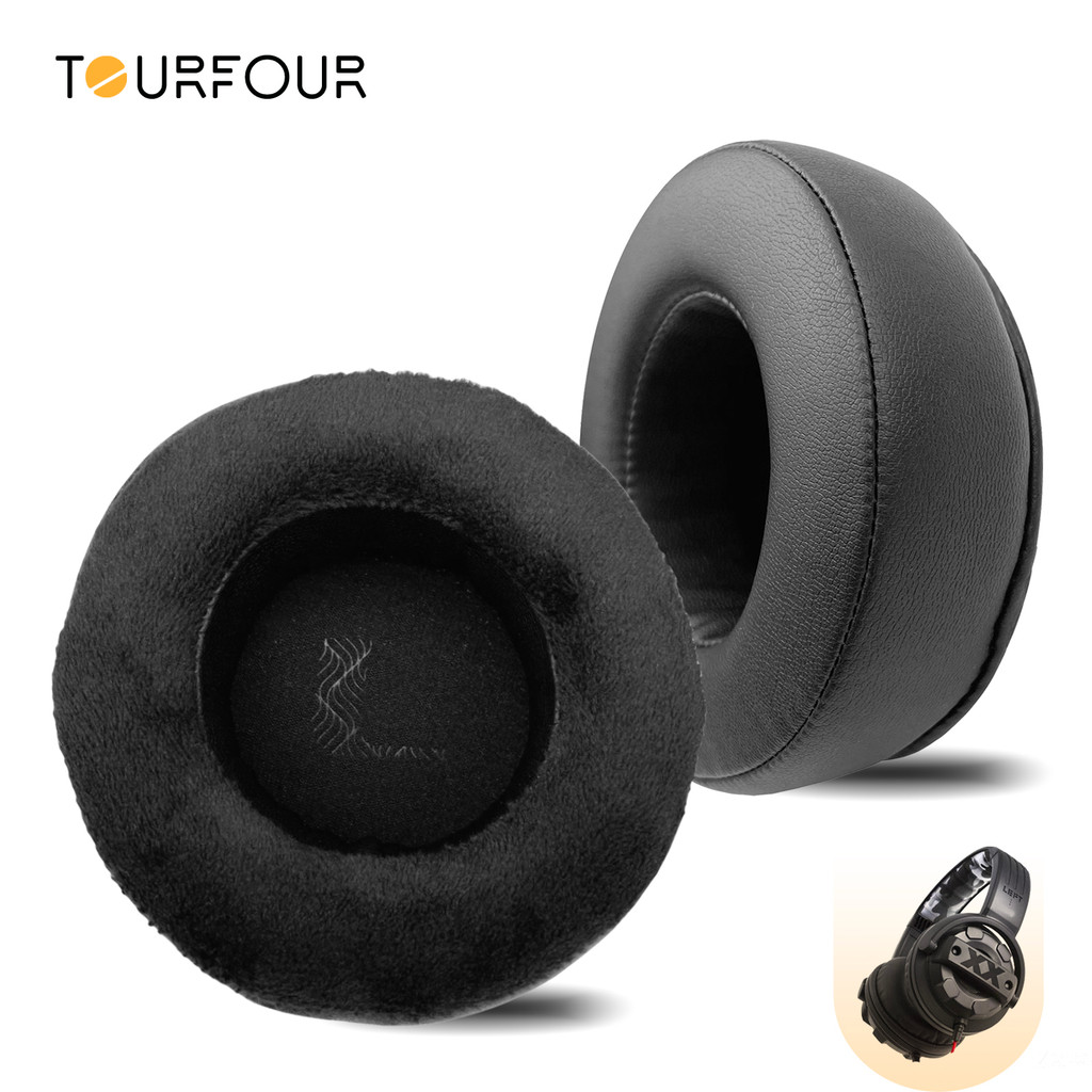 TOURFOUR แผ่นรองหูฟังทดแทนสําหรับ JVC HA-M5X หูฟังแผ่นรองหูฟังแถบคาดศีรษะ
