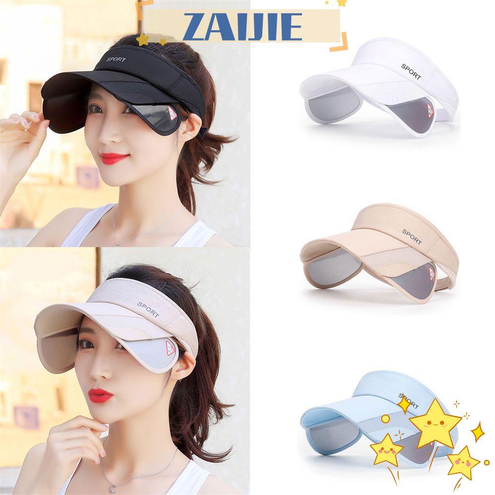 ZAIJIE Golf Cap Empty Top Beach/Tennis Sport Hat Adjustable