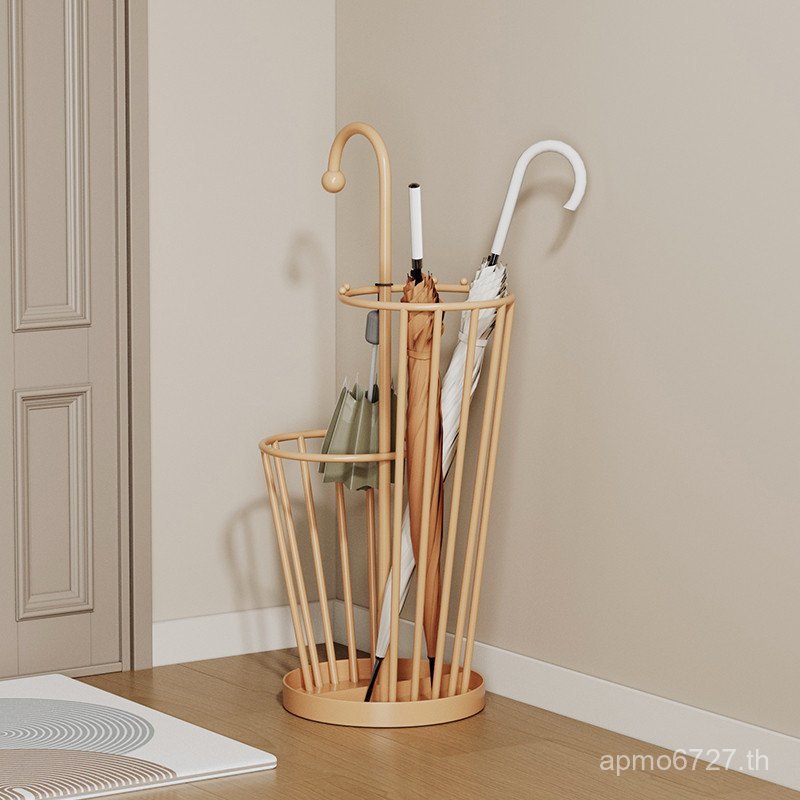 ที่เก็บของ Handy เครื่องมือ Entry Drain Rack ร่มถังสีแดงร่มในครัวเรือน Rain Gear ประตูร่มสุทธิสีแดงแ