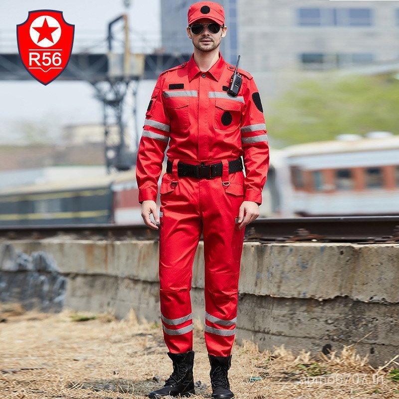บริการ Fire Robbry Earthquake Suit Antistatic Emergency Service r56 Rescue Backup Water Water ZJ5O