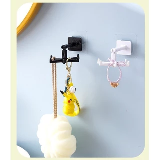 LoomLab พร้อมส่ง/ที่แขวนของในห้องครัว มี 6ตะขอ ที่แขวนตะหลิว ทัพพี กระบวย ตะขอติดเพดาน หมุนได้ 360 องศา ยืดได้