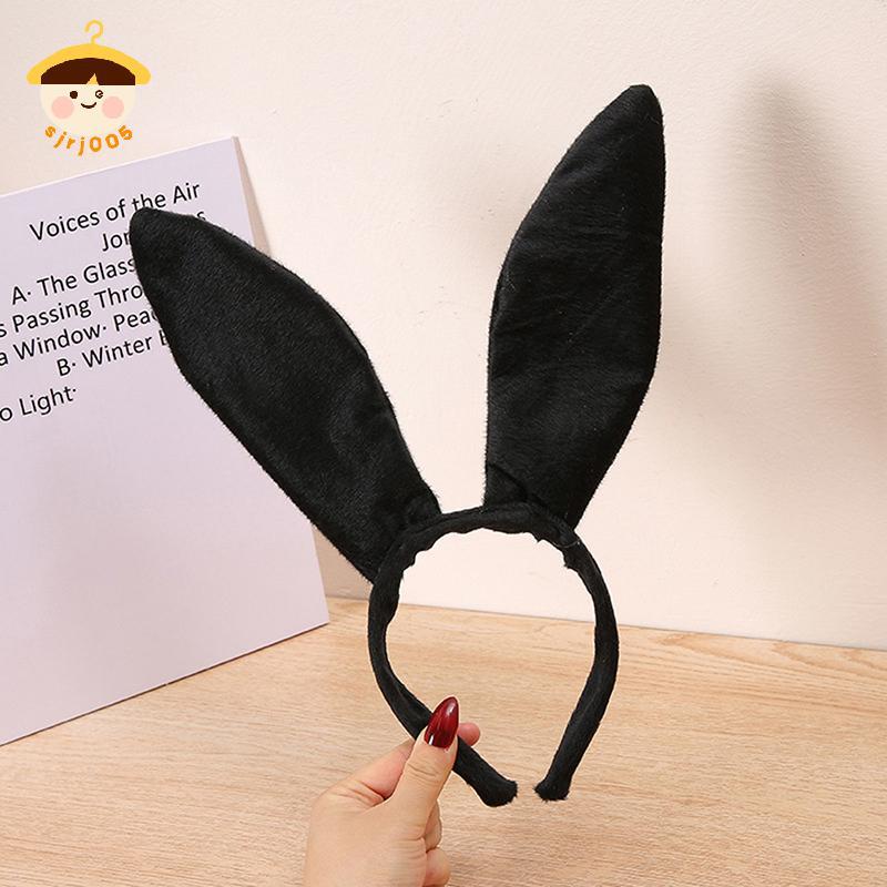 〔8C05〕 Easter Bunny Ear ผู้ใหญ่ซาตินผม Hoop หูกระต่าย Bunny Masquerade เครื่องประดับผม 〔8C〕